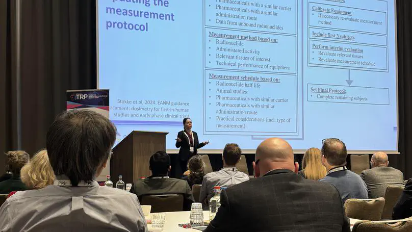 Presentation at 6th Targeted Radiopharmaceutical Summit Europe