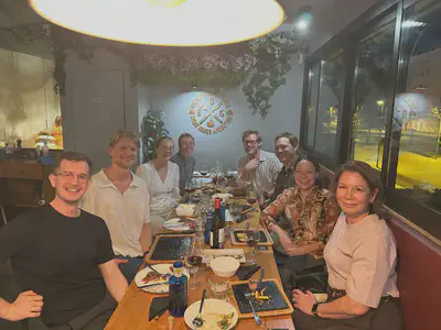 “Our traditional group dinner on the penultimate conference day"